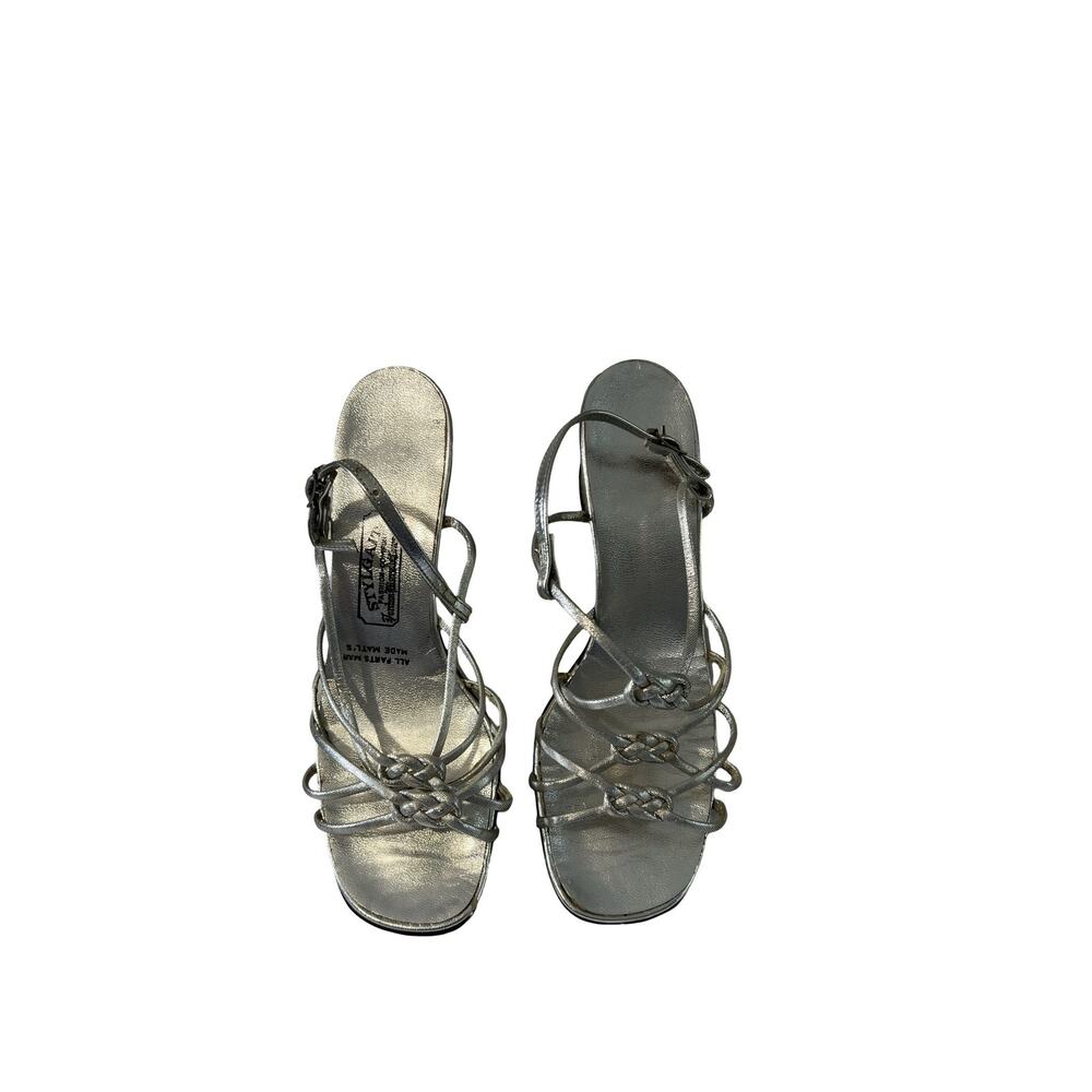 Dearfoam House Shoes Womens Slippers Size 8.5 House Shoes Silver Heel Strap